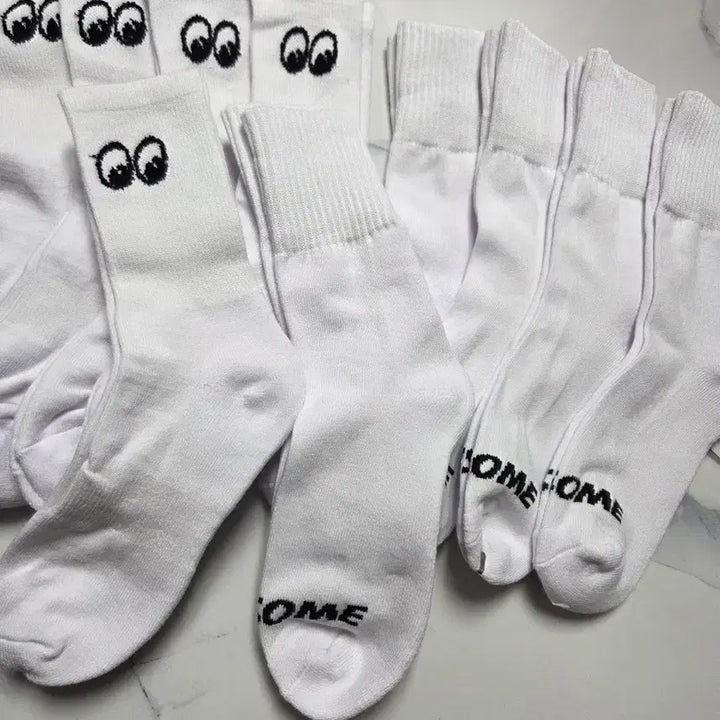 [BUNJANG] SOME White Socks (10 Pairs) / 양말
