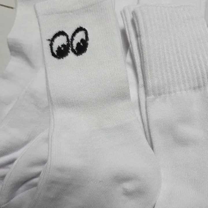 [BUNJANG] SOME White Socks (10 Pairs) / 양말