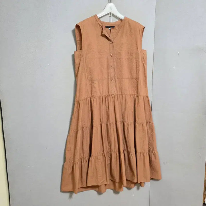 [BUNJANG] Nice Claup Nylon Blend Midi Dress / 나이스클랍 바스락소재 원피스  n4608