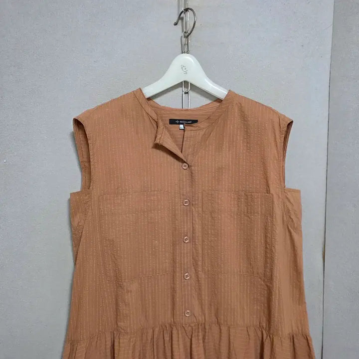 [BUNJANG] Nice Claup Nylon Blend Midi Dress / 나이스클랍 바스락소재 원피스  n4608