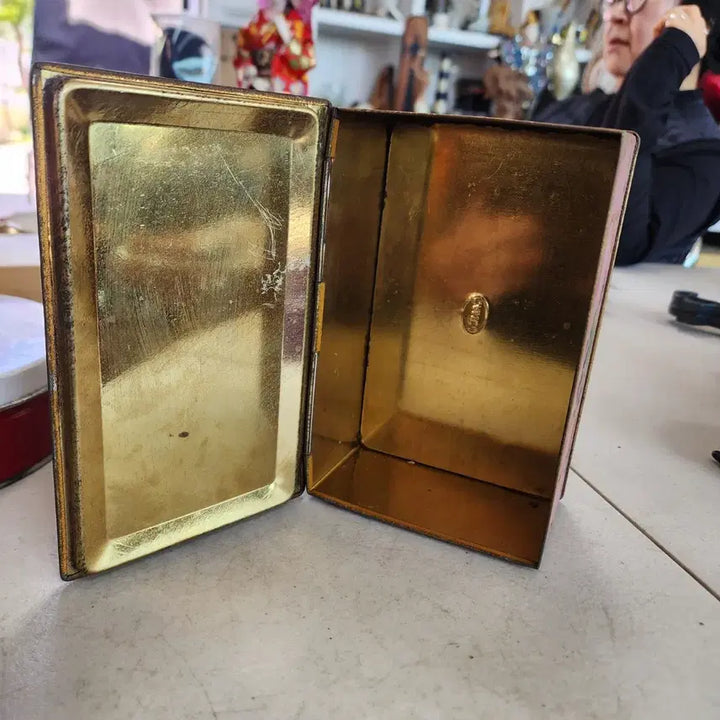 [SOLD OUT] USA 옛날 틴 깡통 크기15.8cmX10cm 높이6.5cm
