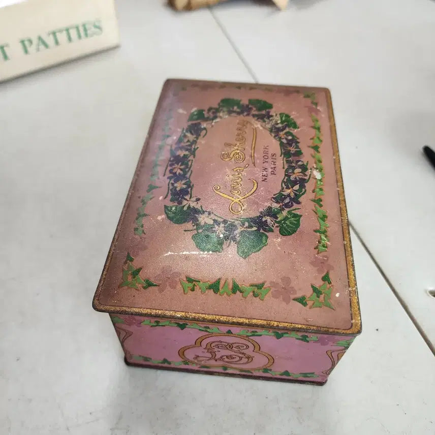 [SOLD OUT] USA 옛날 틴 깡통 크기15.8cmX10cm 높이6.5cm