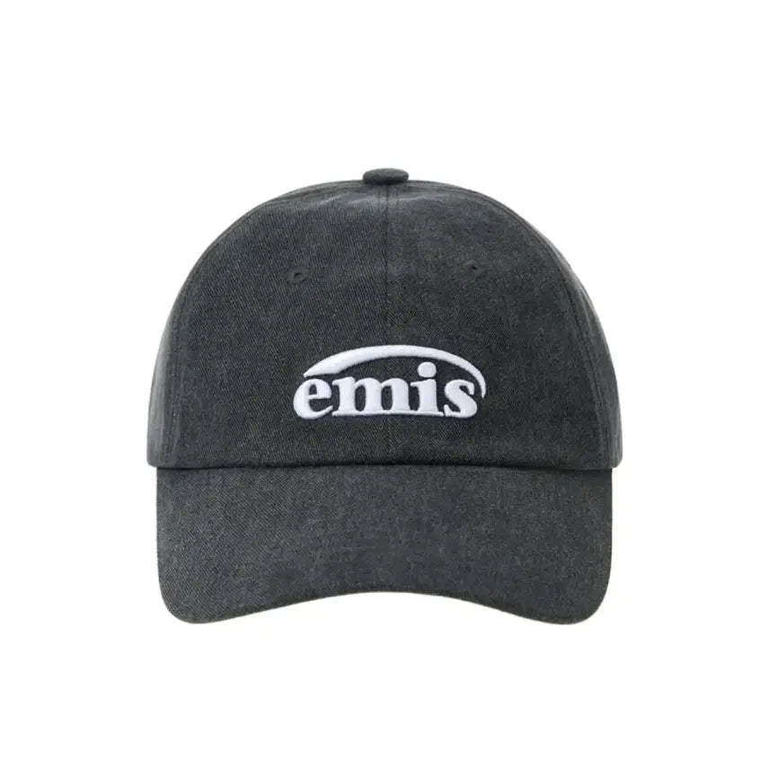 [SOLD OUT] 정품 미착용 새상품)emis이미스 피그먼트 자수 로고 볼캡-블랙
