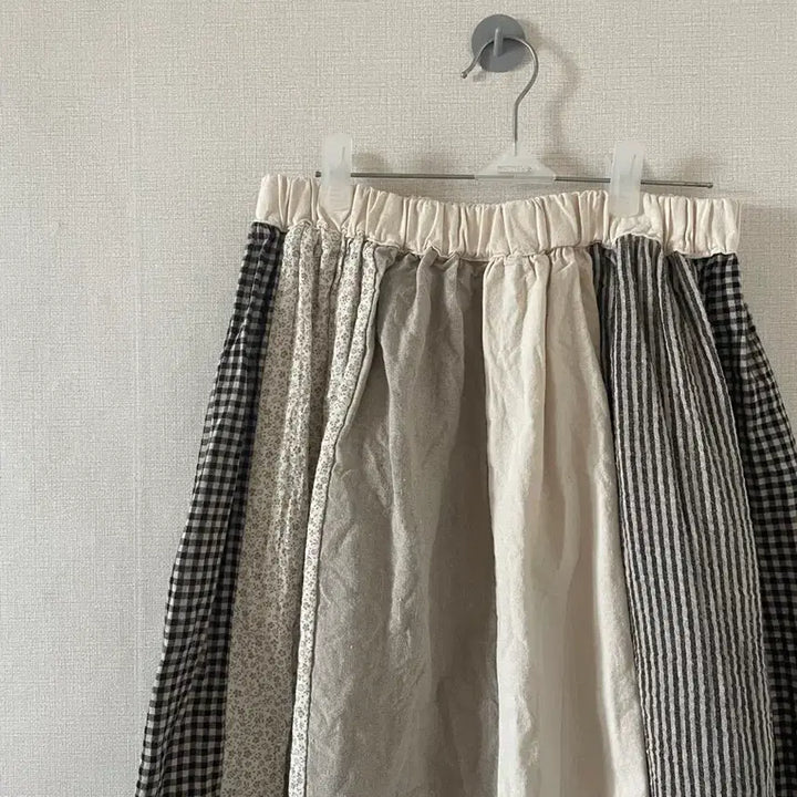 [BUNJANG] LaBoutique Mori Girl Patchwork Skirt / 라부 모리걸 패치워크 스커트