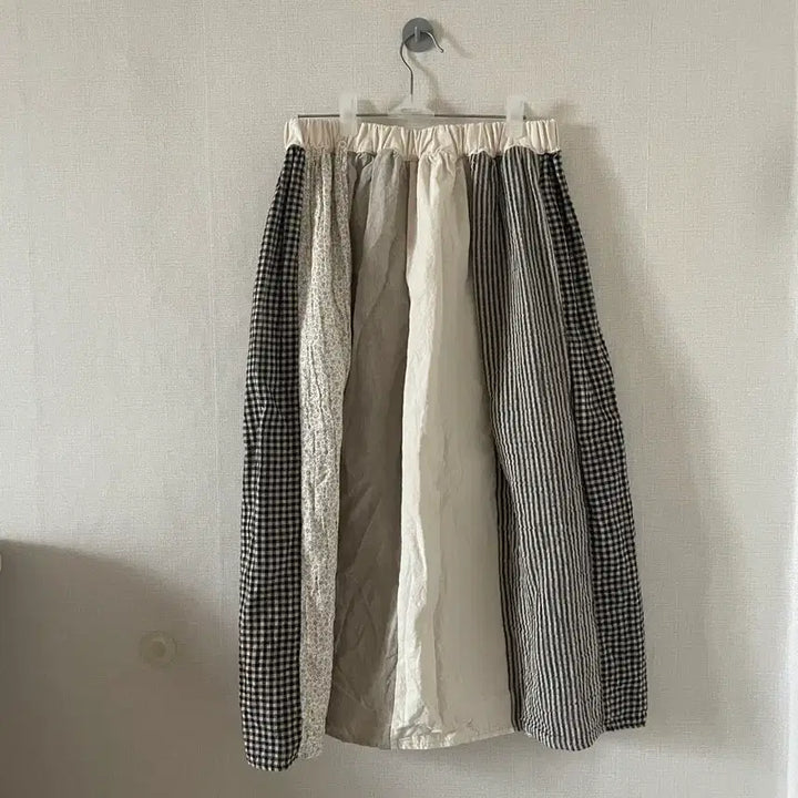 [BUNJANG] LaBoutique Mori Girl Patchwork Skirt / 라부 모리걸 패치워크 스커트