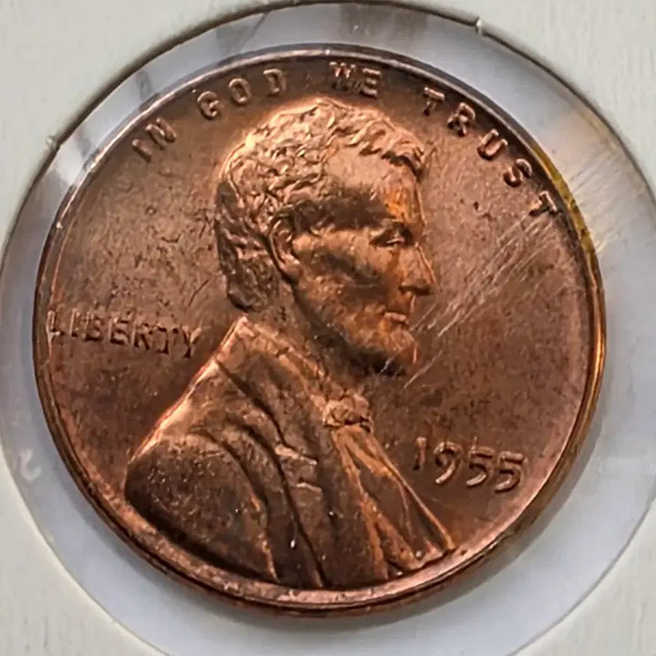 [BUNJANG] Lincoln 1955 Uncirculated Penny / 링컨 1센트 1955년도 미사용 페니