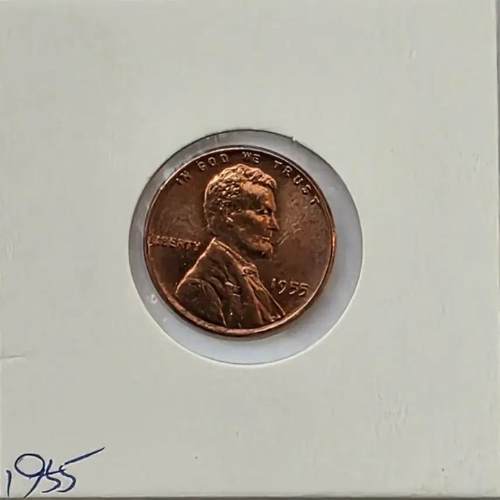 [BUNJANG] Lincoln 1955 Uncirculated Penny / 링컨 1센트 1955년도 미사용 페니