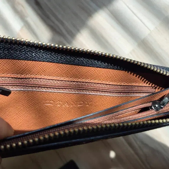 [BUNJANG] Tandy Black Snake Skin Pattern Long Wallet / 블랙 뱀피 패턴 탠디장지갑