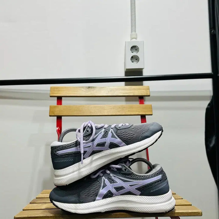 [BUNJANG] Asics Gel Contend Gray Purple Women&