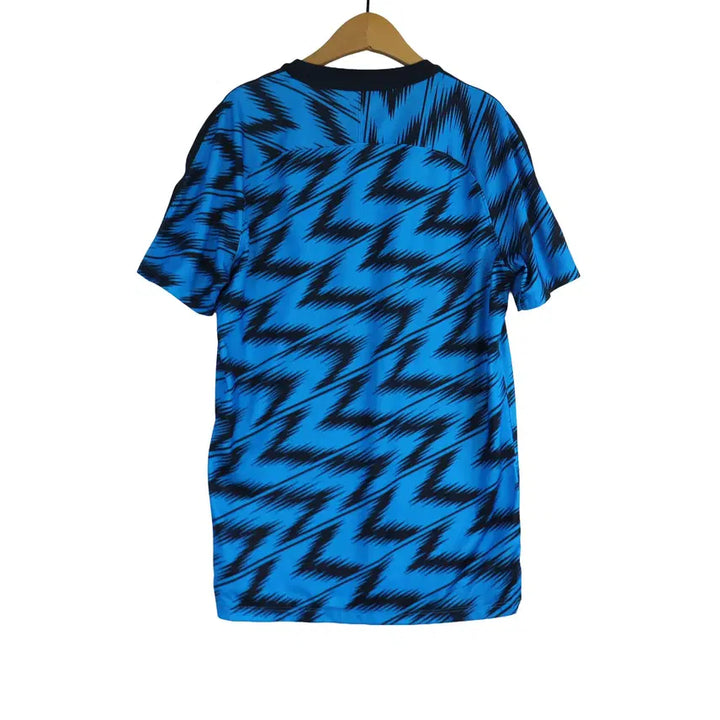 [BUNJANG] Nike Dri-FIT Blue Wave Graphic T-Shirt L / 나이키 NIKE 드라이핏 블루 웨이브 그래픽 반팔 티셔츠 L 정품