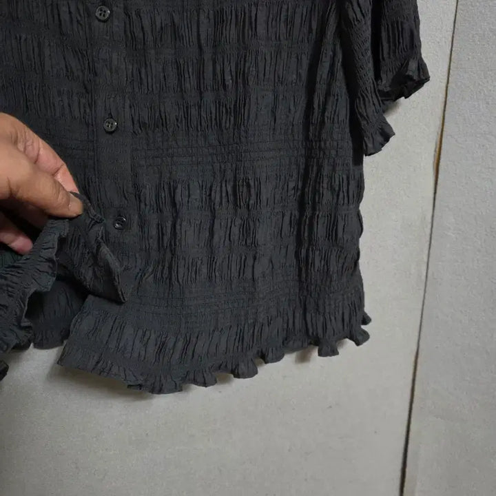 [BUNJANG] Sistina Natural Pleat Blouse 66 / 시스티나 자연스런주름 블라우스 66  n4609