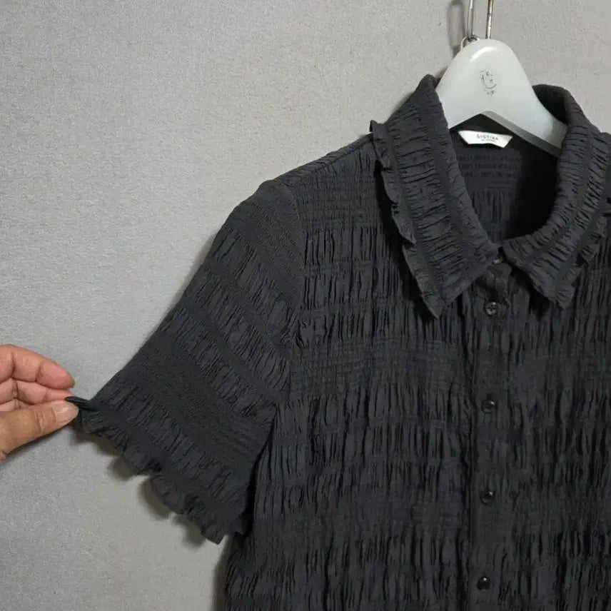 [BUNJANG] Sistina Natural Pleat Blouse 66 / 시스티나 자연스런주름 블라우스 66  n4609