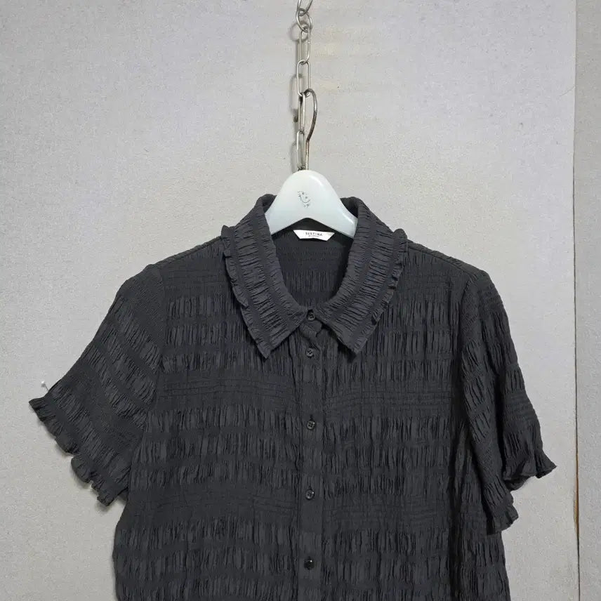 [BUNJANG] Sistina Natural Pleat Blouse 66 / 시스티나 자연스런주름 블라우스 66  n4609