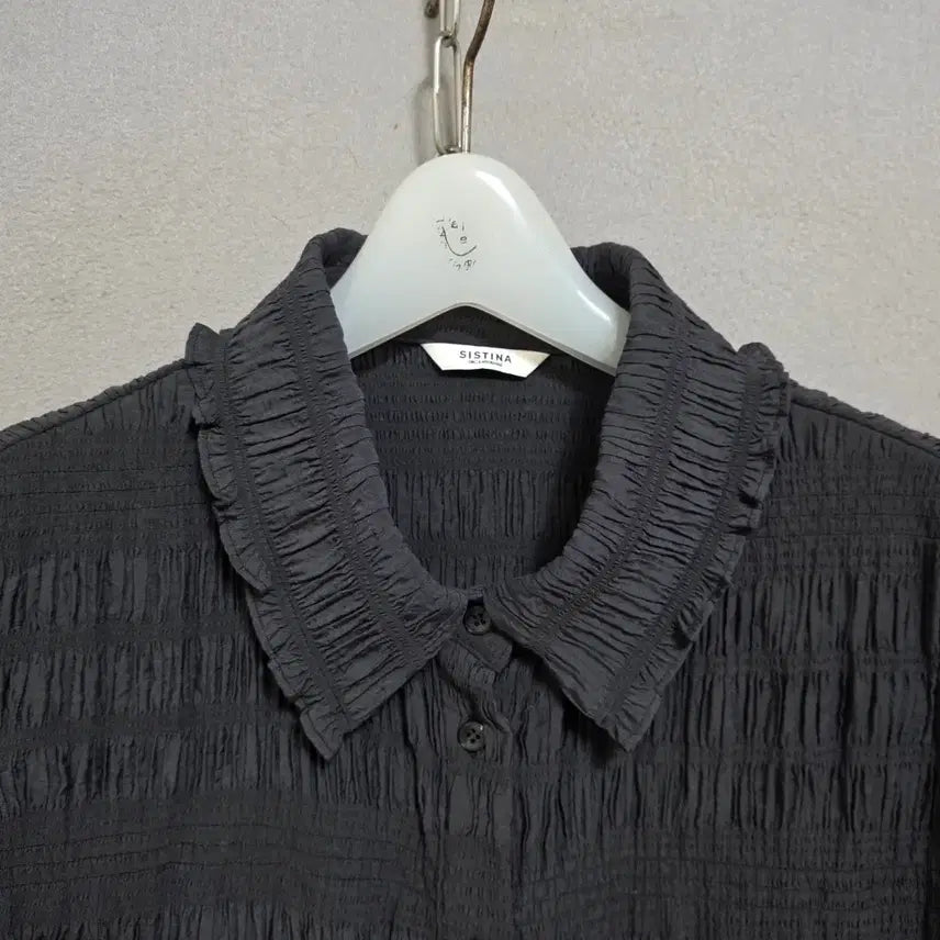 [BUNJANG] Sistina Natural Pleat Blouse 66 / 시스티나 자연스런주름 블라우스 66  n4609