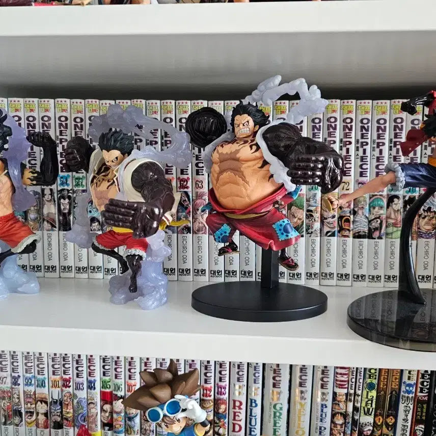 [BUNJANG] One Piece Luffy Figure Bundle Set / 원피스 루피  피규어 4종 일괄