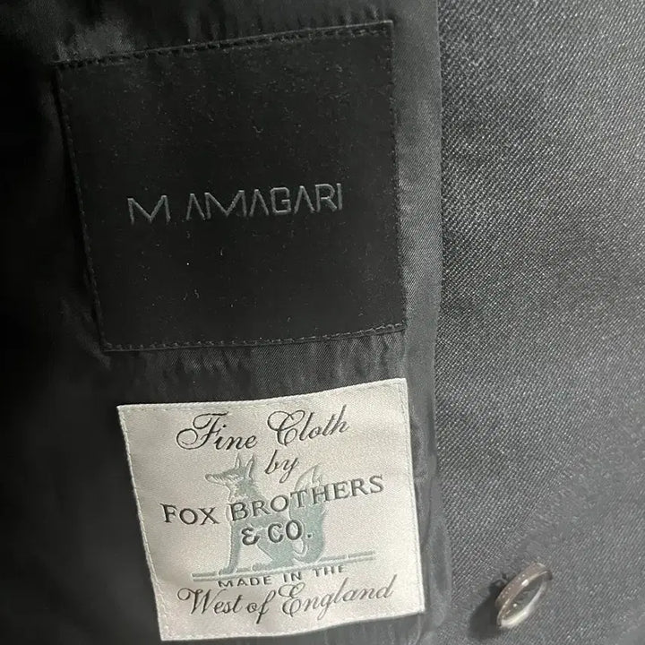 [BUNJANG] Mama Gari Fox Brothers Double-Breasted Jacket Sample / 마마가리 / 23FW 폭스브라더스 피크드 더블 자켓 샘플 / 48-50