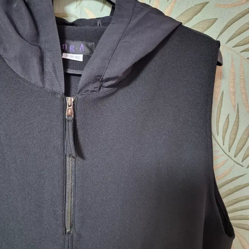 [BUNJANG] Black Koi Hooded Midi Dress / 잉어 후드원피스