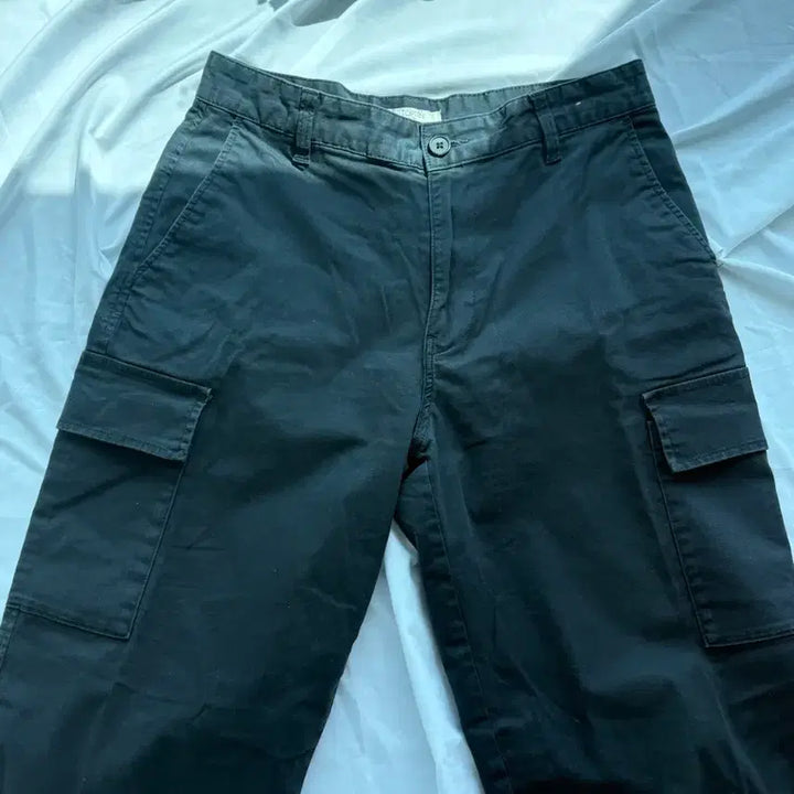 [BUNJANG] Top Ten Black Cargo Pants / 탑텐 블랙 카고 바지