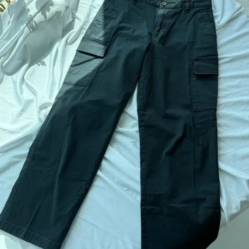 [BUNJANG] Top Ten Black Cargo Pants / 탑텐 블랙 카고 바지