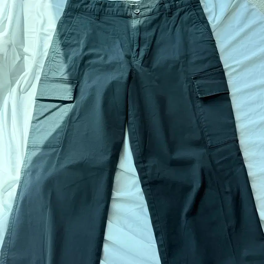 [BUNJANG] Top Ten Black Cargo Pants / 탑텐 블랙 카고 바지
