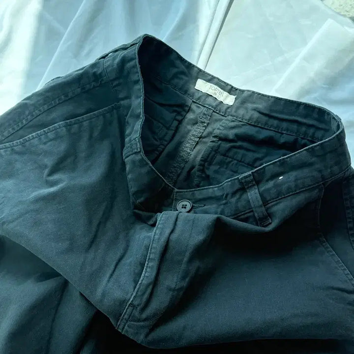 [BUNJANG] Top Ten Black Cargo Pants / 탑텐 블랙 카고 바지