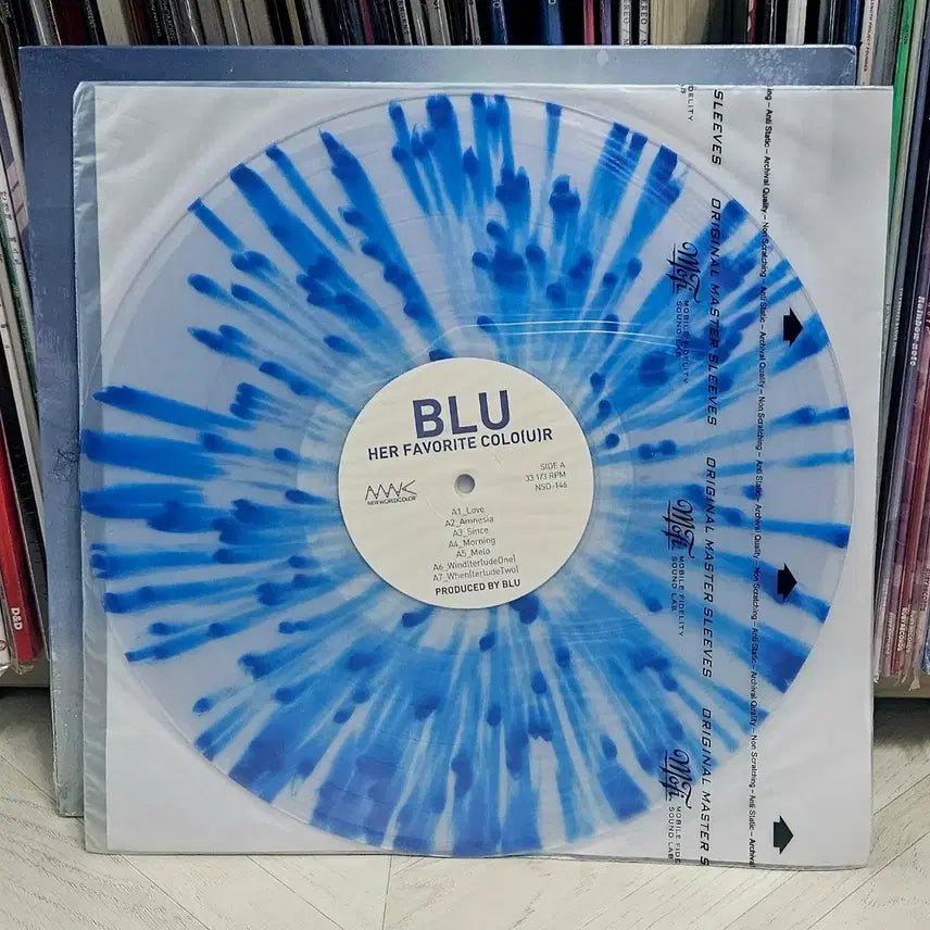 [BUNJANG] Blu Her Favorite Color Splatter LP / Blu - Her Favorite Colo(u)r - 블루 스플래터 LP