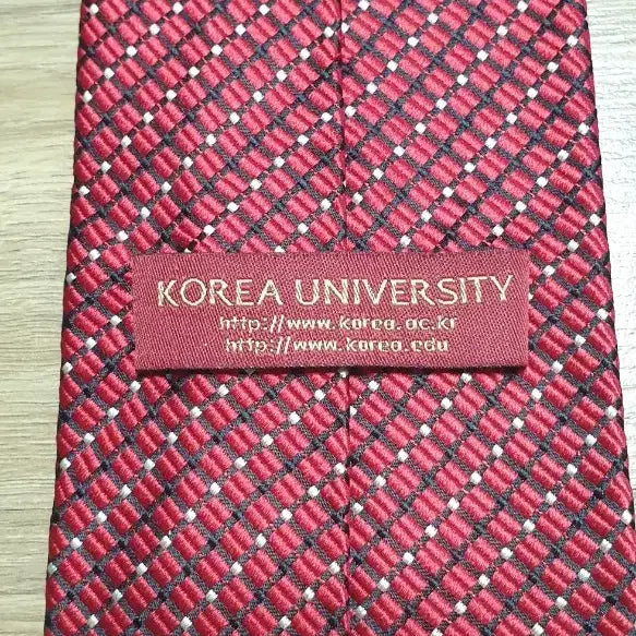 [BUNJANG] Koryo University Burgundy Tie Set / 고려대 넥타이 2종 (니꼴레뜨/스트라이프)