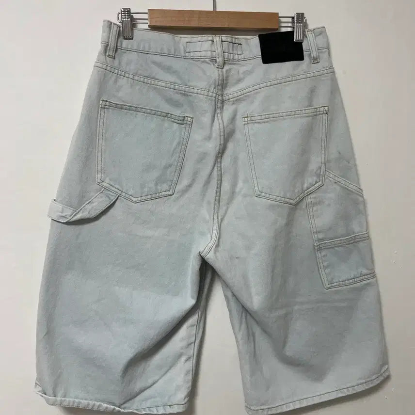 [BUNJANG] Suade Blue Carpenter Denim Bermuda Shorts / 30 Suade blue jeans 카펜터 데님 버뮤다팬츠 반바지 정품