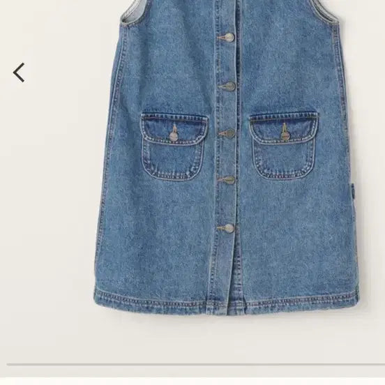 [BUNJANG] Sienne Denim Suspender Dress / 시엔느 데님 원피스 Denim Suspender Dress_Blue