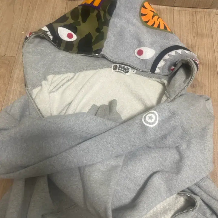 [BUNJANG] BAPE Hoodie Gray XL / 베이프사크후드집업 그레이 xl 필나요