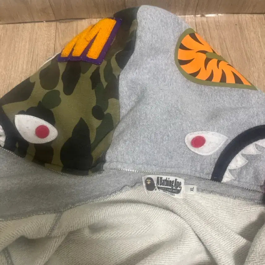 [BUNJANG] BAPE Hoodie Gray XL / 베이프사크후드집업 그레이 xl 필나요