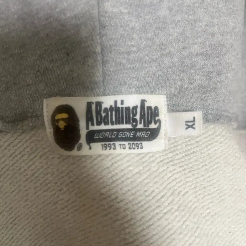 [BUNJANG] BAPE Hoodie Gray XL / 베이프사크후드집업 그레이 xl 필나요