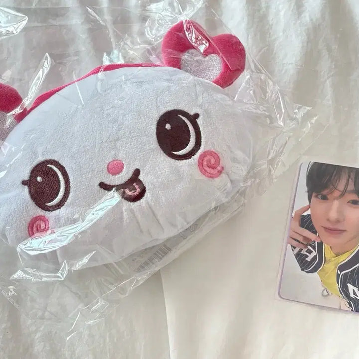 [BUNJANG] NCT WISH Sakuya MD Pouch Bag + Photocard / 엔시티위시 엔위시 마츠리 엠디 사쿠야 팡이 포쉐트 가방 포카
