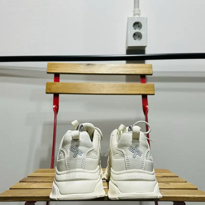 [BUNJANG] Xexymix X-1 White Sneakers / 250) 젝시믹스 운동화 남녀공용 신발 X-1 화이트 운동화