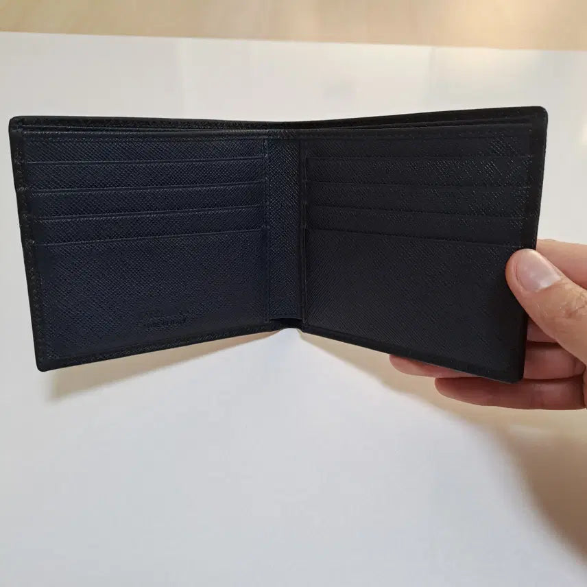 [BUNJANG] Prada Saffiano Leather Bifold Wallet / [100%/정품] 프라다 사피아노 레더 반지갑