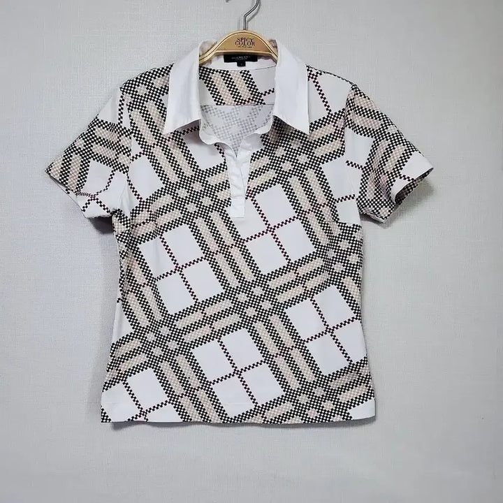[BUNJANG] Burberry London Check Short Sleeve Polo Shirt / BURBERRY 런던체크 반팔 카라티