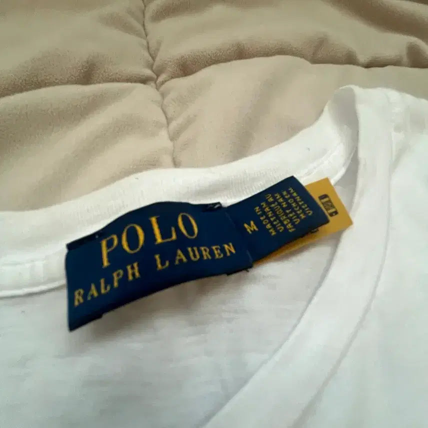 [BUNJANG] Polo Ralph Lauren White T-shirt M / 폴로 랄프로렌 흰색 반팔 티셔츠 M