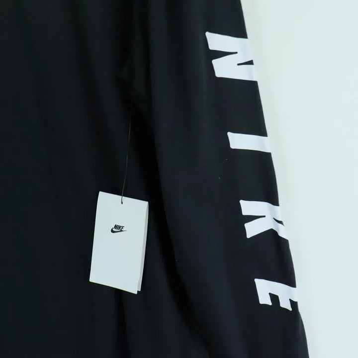 [BUNJANG] Nike Graphic Long Sleeve T-shirt (XL) / 나이키 NIKE 정품 블랙 그래픽 긴팔 티셔츠 XL 오버핏