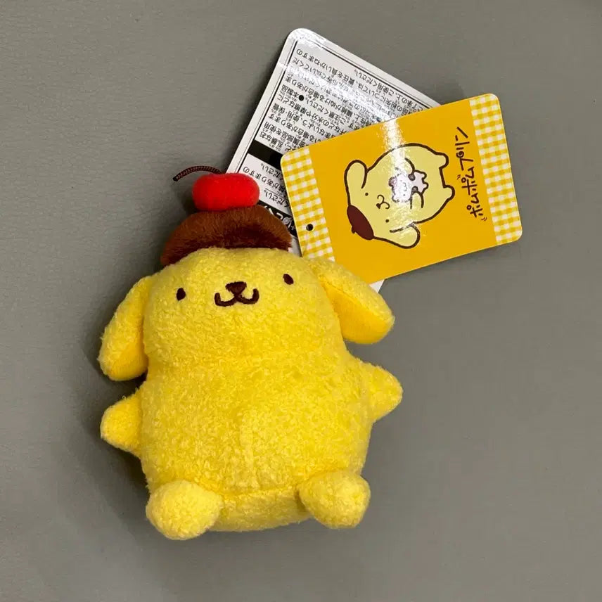 [BUNJANG] Sanrio Pom Pom Purin 30th Anniversary Yellow Keyring Doll / 폼폼푸린 30주년 컬러 노랑 옐로우 키링 인형