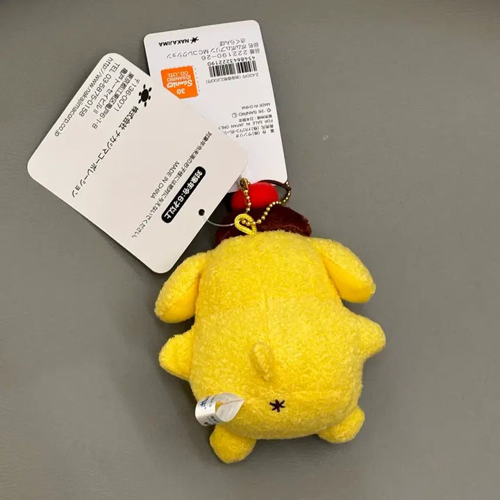 [BUNJANG] Sanrio Pom Pom Purin 30th Anniversary Yellow Keyring Doll / 폼폼푸린 30주년 컬러 노랑 옐로우 키링 인형