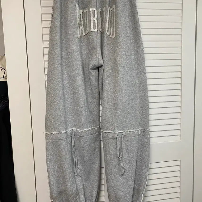 [BUNJANG] Badblood Edge Convex Jogger XS Grey / 배드블러드 로 엣지 컨백스 조거 xs 그레이