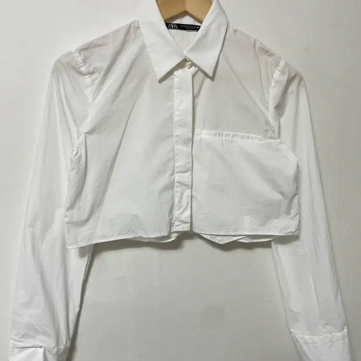 [BUNJANG] ZARA Crop Shirt / 55 ZARA 자라 크롭 셔츠 남방 정품