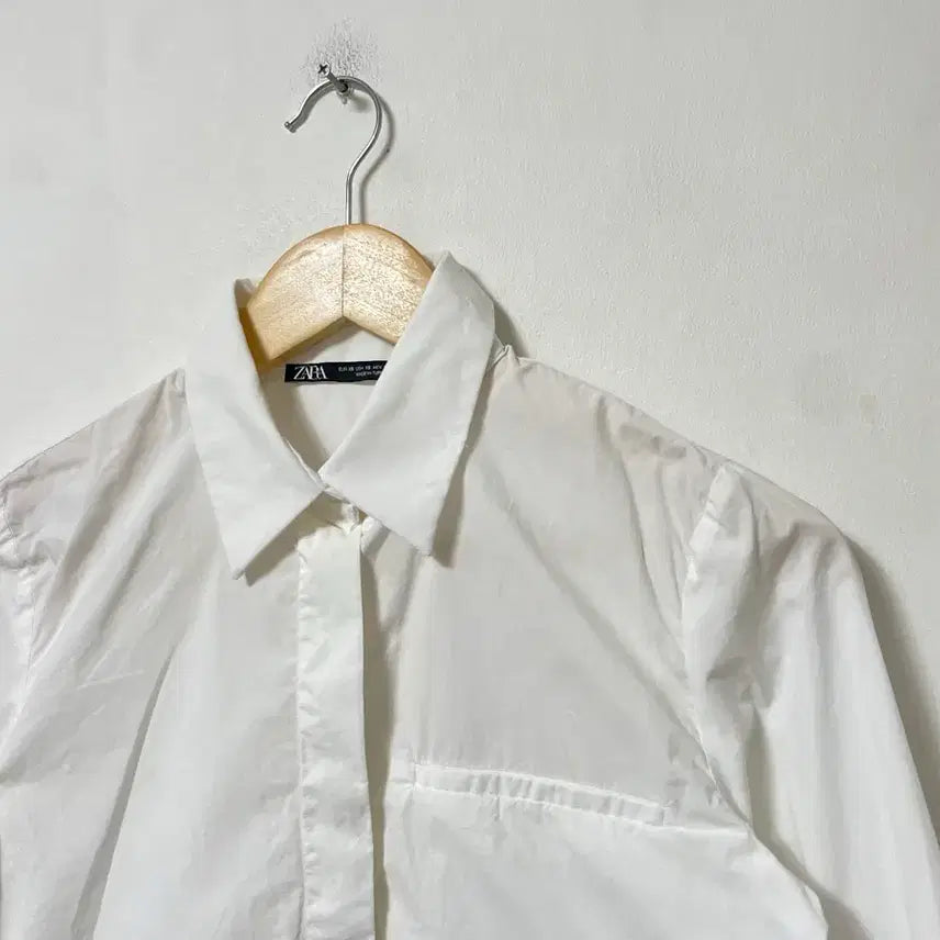 [BUNJANG] ZARA Crop Shirt / 55 ZARA 자라 크롭 셔츠 남방 정품