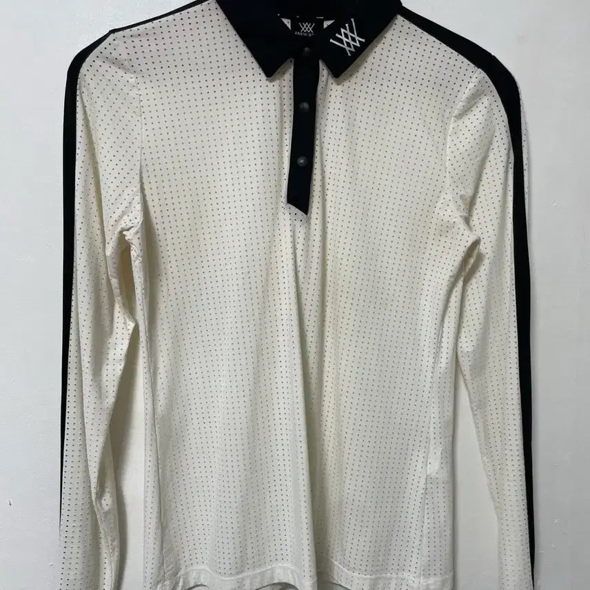 [SOLD OUT] 55 ANEW GOLF 어뉴골프 로고 올드스쿨 기능성 스판 긴팔카라티