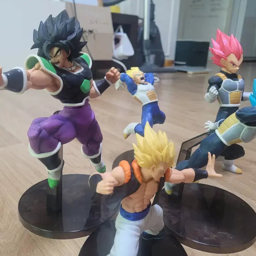 [BUNJANG] Dragon Ball Broly Vegeta Gogeta Figure Set / 드래곤볼 피규어 브로리 베지터 오지터