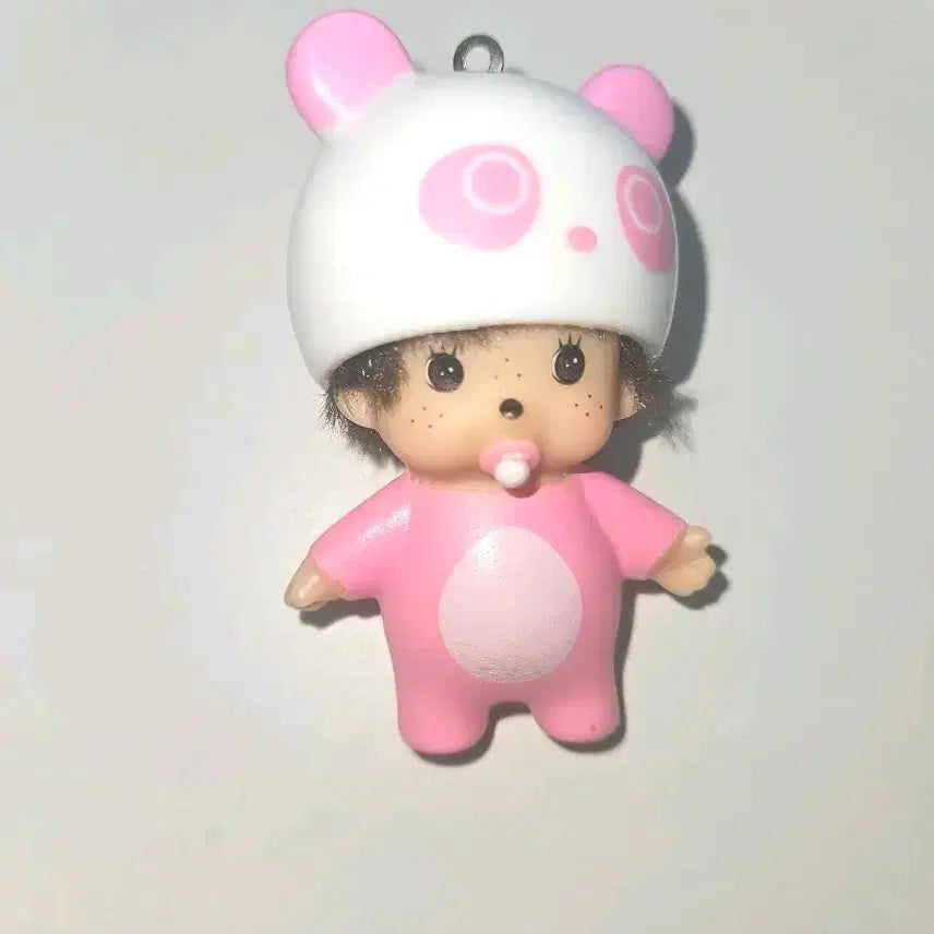 [SOLD OUT] 미사용) 몬치치 아기 일본 고전풍 인형 키링 피규어 초미니 초소형 판다