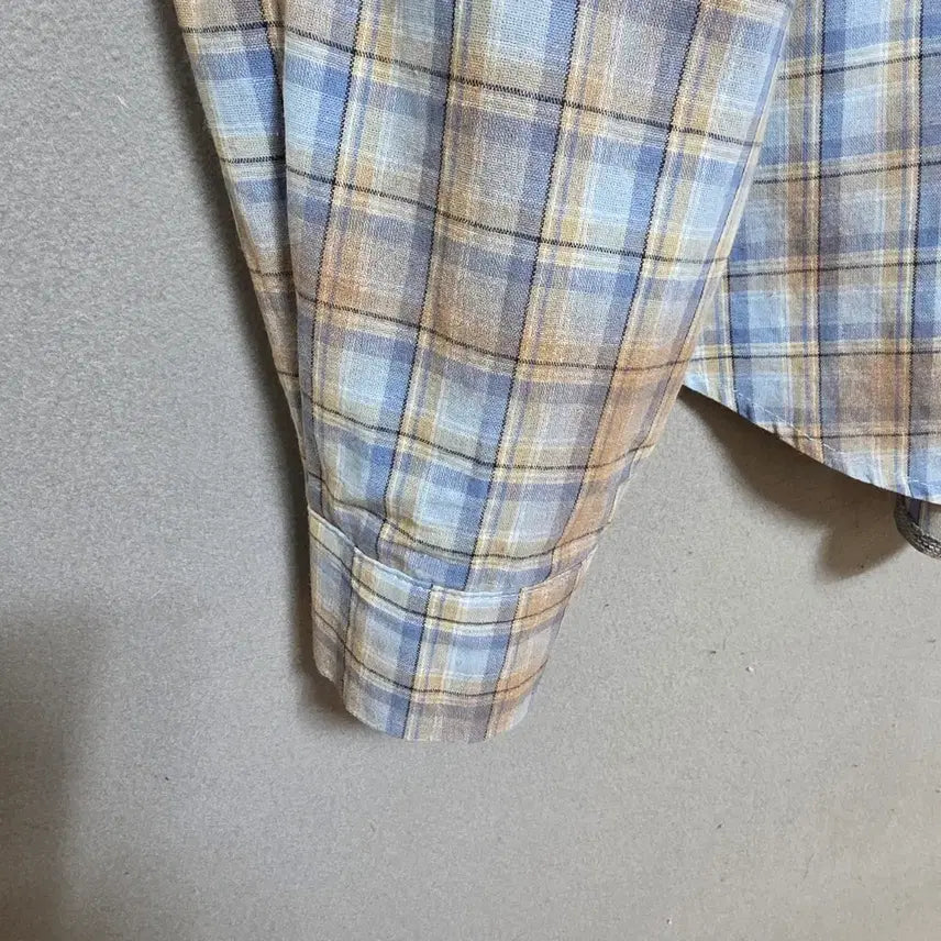 [BUNJANG] FF Frill Check Blouse / 프릴이쁜체크 블라우스 FF   n4613