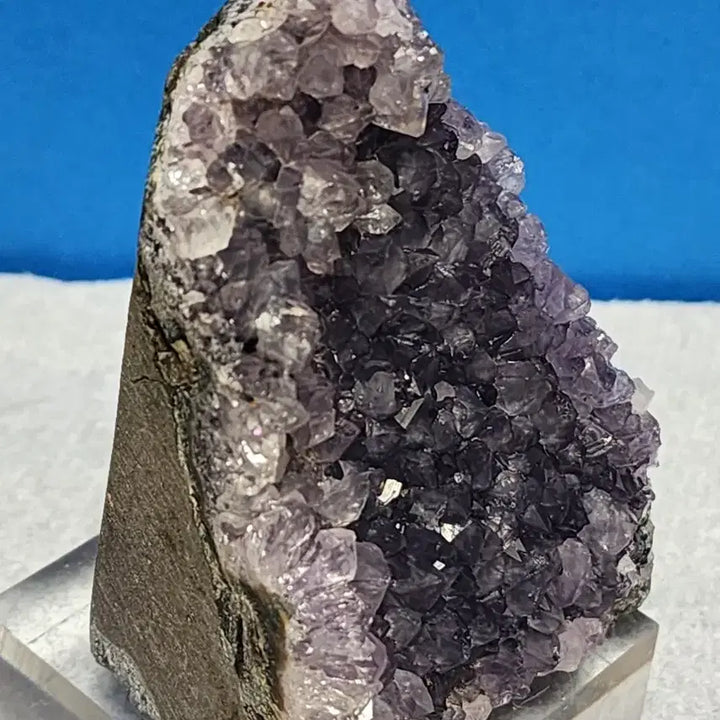 [BUNJANG] Natural Crystal Black Quartz Cluster with Base / 천연크리스탈 흑수정 원석 클러스터+받침대