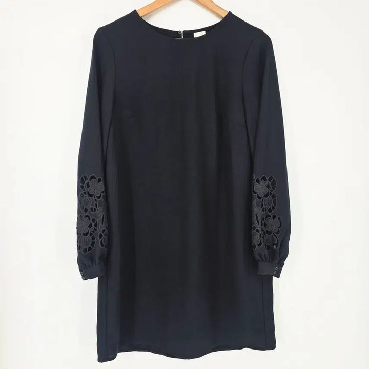 [BUNJANG] H&amp;M Black Floral Lace Sleeve Dress / h&amp;m 블랙 플라워 레이스 소매 원피스