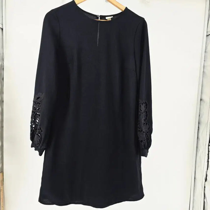 [BUNJANG] H&amp;M Black Floral Lace Sleeve Dress / h&amp;m 블랙 플라워 레이스 소매 원피스